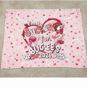 Buc-ee’s Valentine’s Day “I’m a Sucker for Buc-ee’s” 50x70 Soft & Comfy Blanket